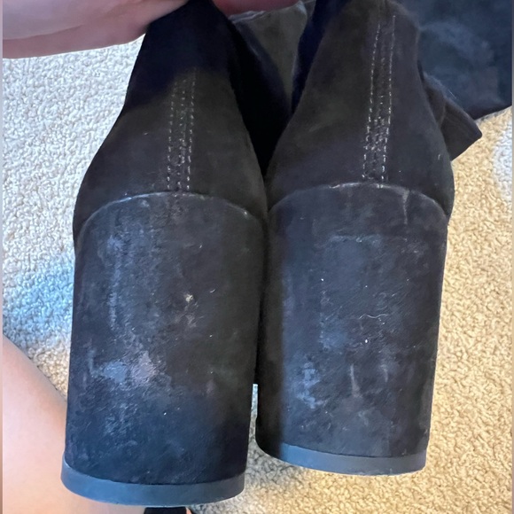 Stuart Weitzman Black Tieland Boot Size 8 - Picture 4 of 8